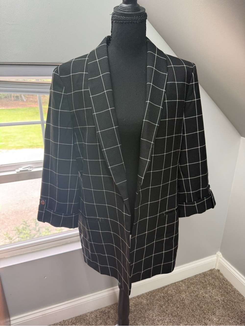 Anne Klein Black and white Blazer